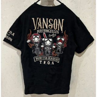 バンソン(VANSON)の＊VANSON×デスラビット バイク 刺繍 ジャドー カモ 半袖 Tシャツ M(Tシャツ/カットソー(半袖/袖なし))