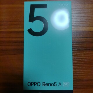 OPPO RENO5 A  SIMフリー スマートフォン アイスブルー(スマートフォン本体)