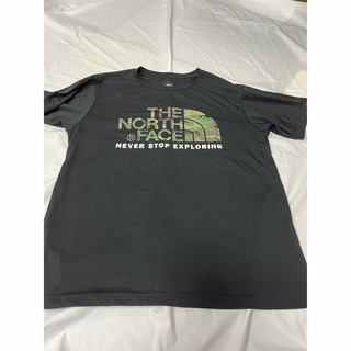 ザノースフェイス(THE NORTH FACE)のノースフェイス　黒迷彩　Tシャツ　Lサイズ(Tシャツ/カットソー(半袖/袖なし))