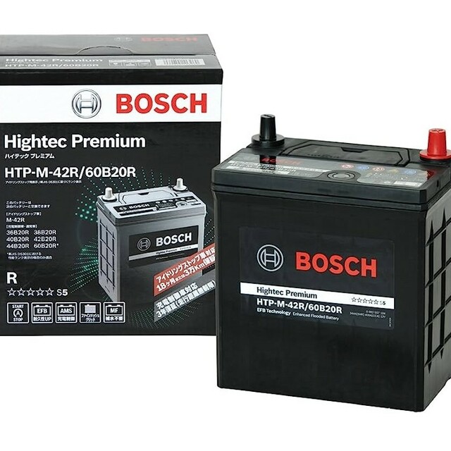 BOSCH ボッシュ M-42R/60B20R ハイテック プレミアム High自動車/バイク