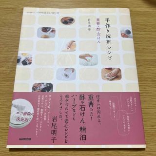 手作り洗剤レシピ 重曹・酢・石けん　岩尾明子(住まい/暮らし/子育て)