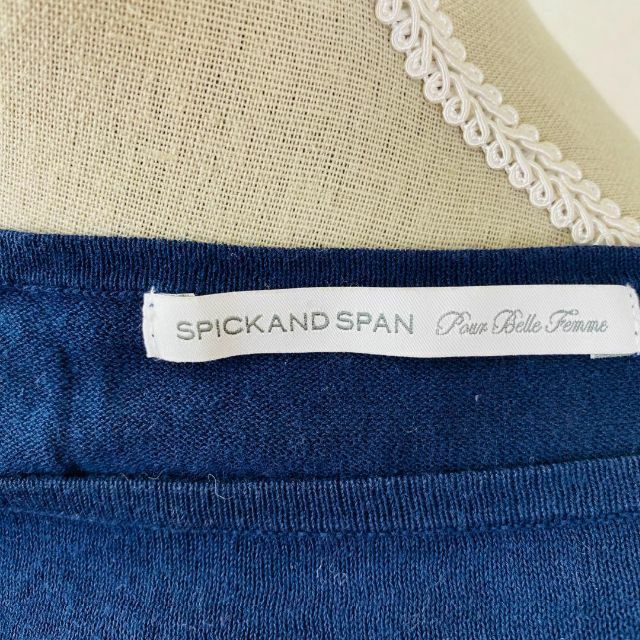 Spick & Span(スピックアンドスパン)のSpick and span　ボーダー　ドルマン　サマー　ニット　レディース レディースのトップス(ニット/セーター)の商品写真