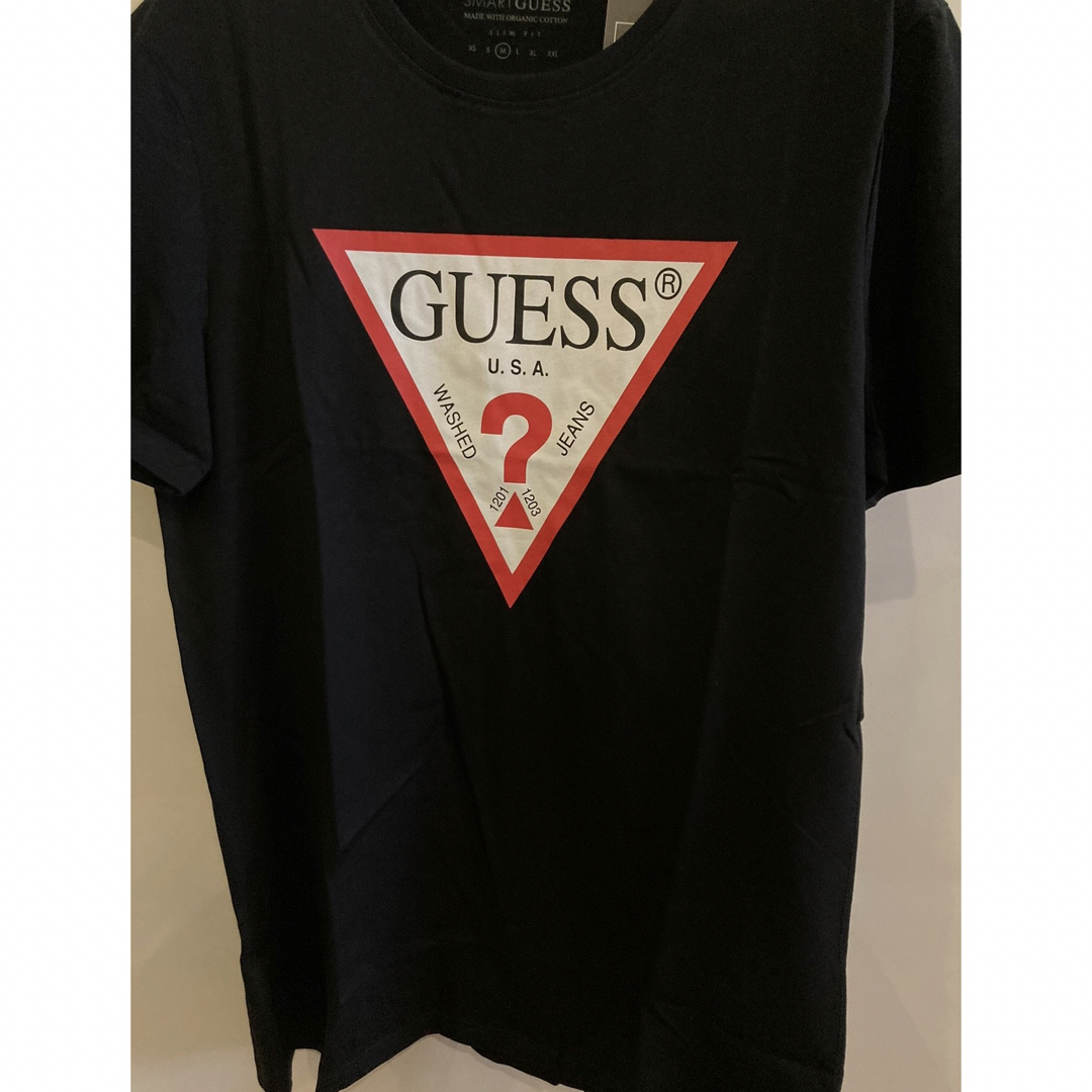 GUESS(ゲス)の新品未使用！　ゲス　GUESS ロゴTシャツ　ブラックS ホワイトS メンズのトップス(Tシャツ/カットソー(半袖/袖なし))の商品写真