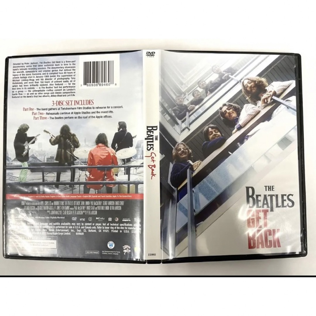 『ザ・ビートルズ: ゲット・バック』Get Back DVD 3枚組   未開封 3