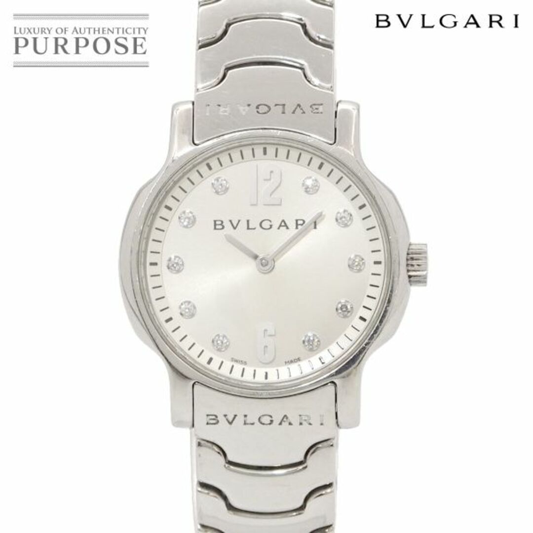 ブルガリ BVLGARI ST29S ソロテンポ デイト クォーツ レディース _756244