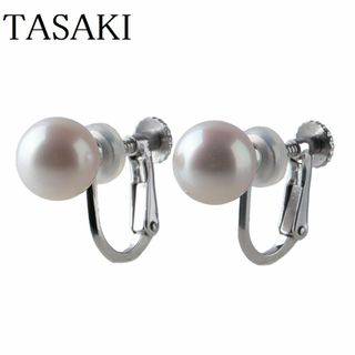 タサキ(TASAKI)のタサキ パール イヤリング アコヤパール7.3mm 750WG 【12217】(イヤリング)