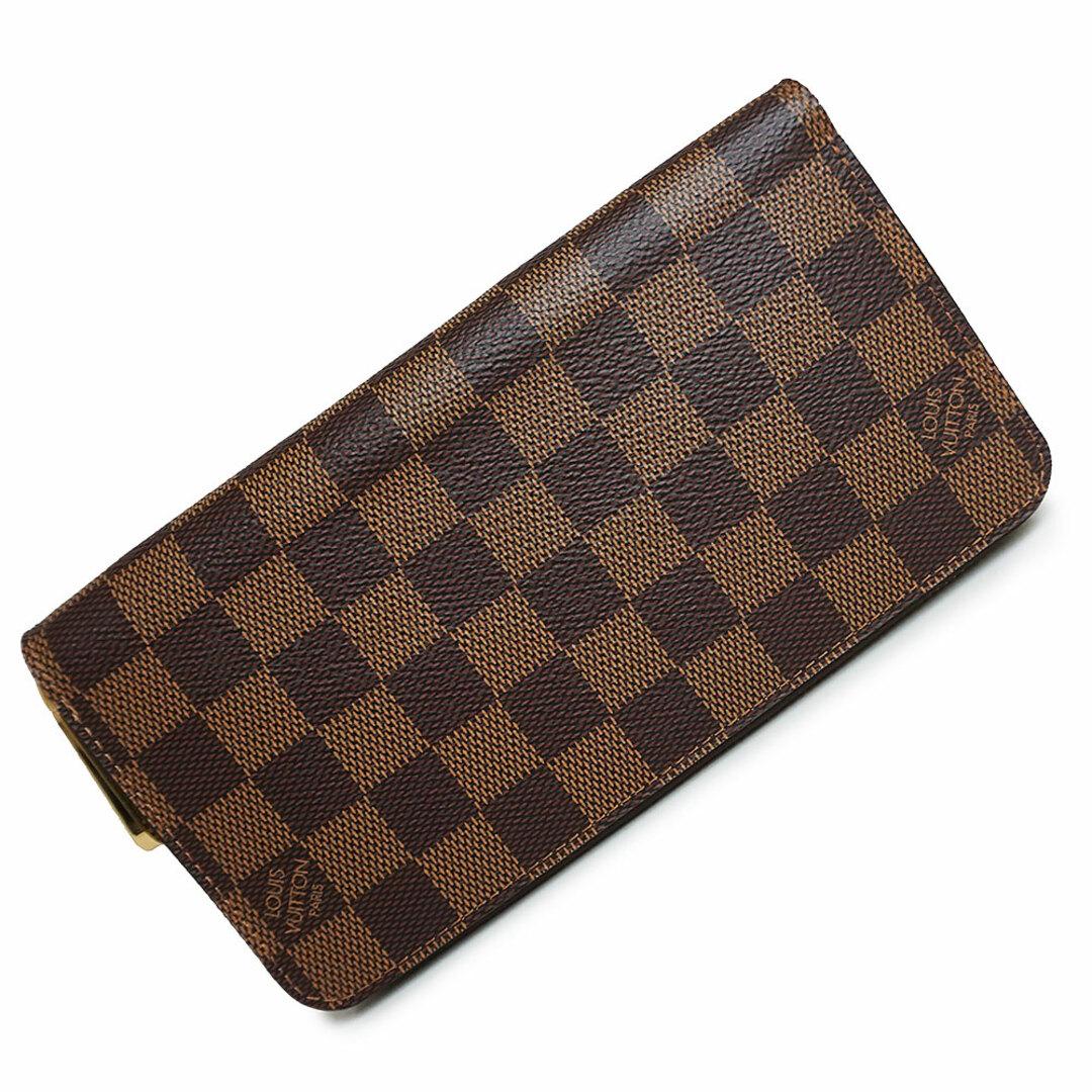 ルイヴィトン N60046 長財布 ローズ・バレリーヌ  LOUIS VUITTON ジッピーウォレット ダミエ