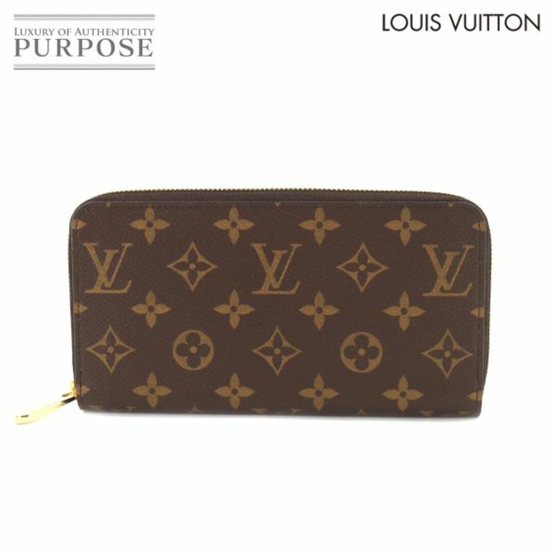 カラー本体未使用 展示品 ルイ ヴィトン LOUIS VUITTON モノグラム ジッピー ウォレット ラウンドファスナー 長財布 ブラウン M42616 RFID VLP 90193907