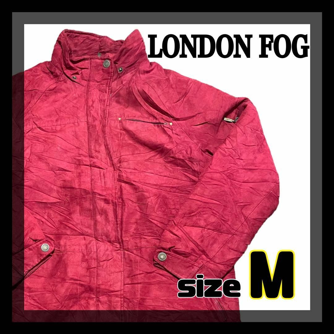 LONDONFOG(ロンドンフォグ)の【美品】LONDON　FOG　赤　アウター   サイズM　90s～00s メンズのジャケット/アウター(モッズコート)の商品写真