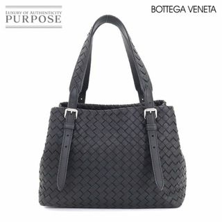 ボッテガヴェネタ(Bottega Veneta)の未使用 展示品 ボッテガ ヴェネタ BOTTEGA VENETA ミニ チェスタ イントレチャート トート バッグ レザー ブラック VLP 90192595(トートバッグ)