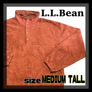 エルエルビーン(L.L.Bean)の【美品】L.L.Bean　オレンジ　パーカー   プルオーバー　サイズM US製(その他)