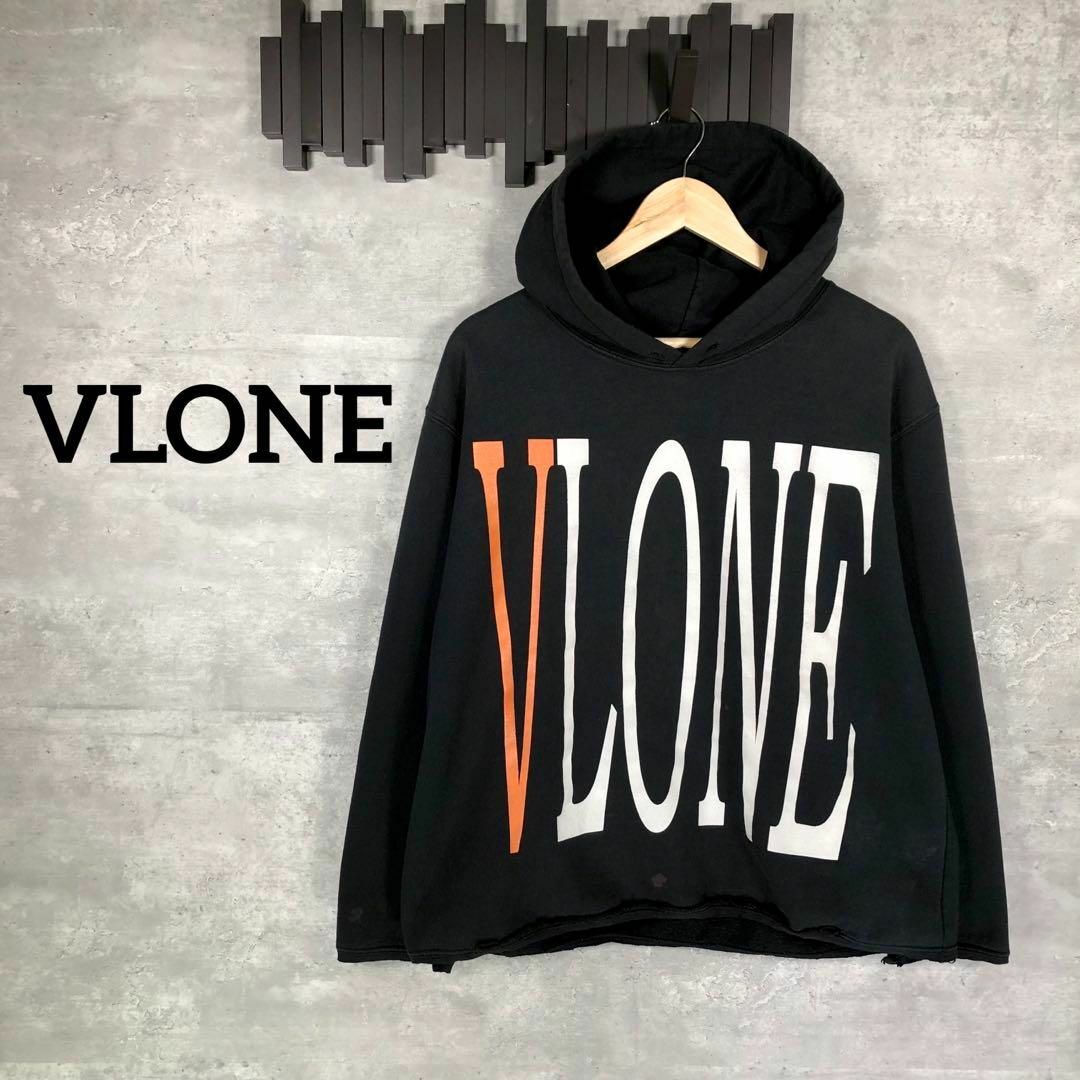 VLONE パーカー メンズ L ブラック - パーカー