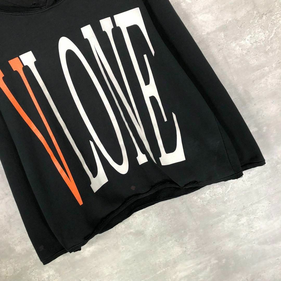 『VLONE』ヴィーローン (L) パーカー フーディ / ブラック