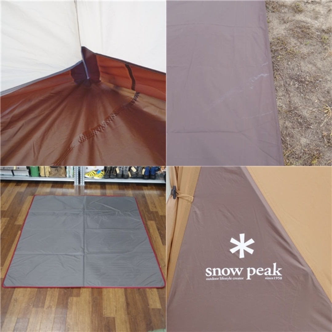 スノーピーク snowpeak アメニティドーム S フロアシート フロアマット ドーム型 テント キャンプ アウトドア