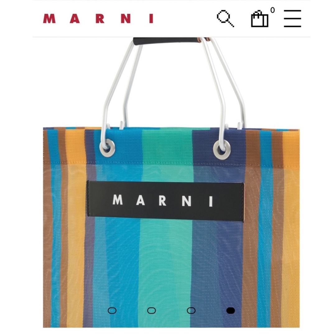 耐熱 二層 足あとぐらす (M) 【タグ付き・未使用】MARNI マルニ 新品