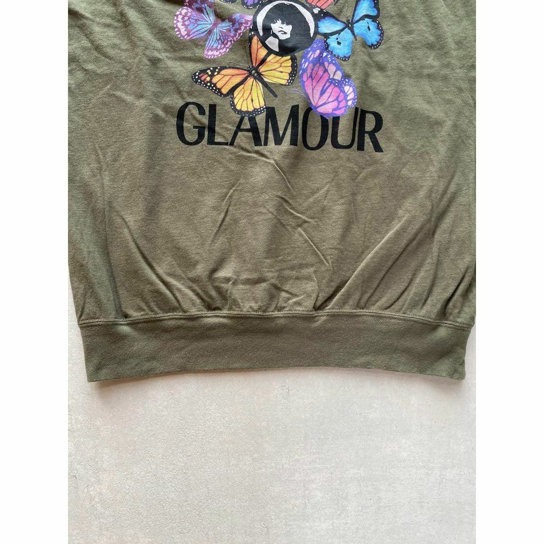 HYSTERIC GLAMOUR - 《HYSTERIC GLAMOUR》バタフライTシャツ カーキ (f674)