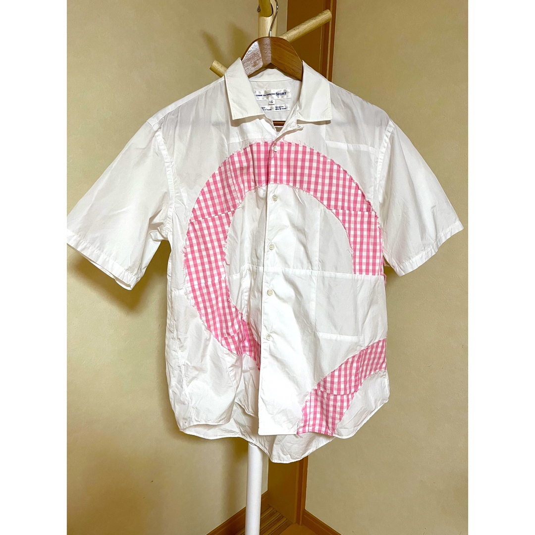 COMME des GARCONS(コムデギャルソン)のCOMME des GARCONS SHIRT S ギンガムチェック　サークル メンズのトップス(シャツ)の商品写真