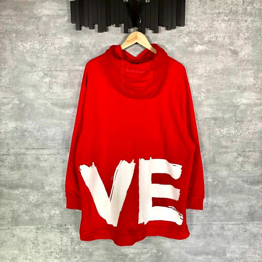 【BURBERRY】憧れの一品♪lady's BIRLEY ジップパーカー red BURBERRY】BIRLEY ナイロンジップパーカー (Burberry/ブルゾン