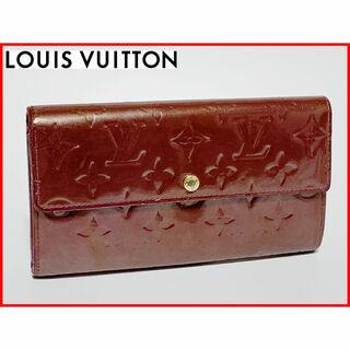 ルイヴィトン(LOUIS VUITTON)のLOUIS VUITTON ルイヴィトン ヴェルニ 二つ折り 財布 紫 D11(財布)