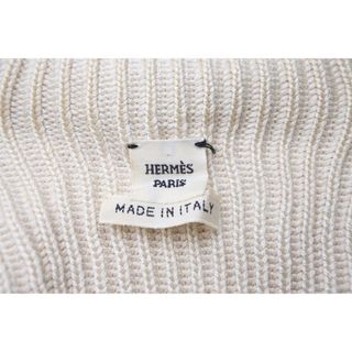 Hermes - HERMES エルメス ロング カーディガン ベージュ シルク