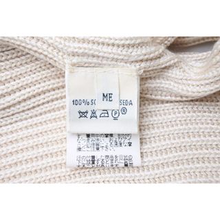 Hermes - HERMES エルメス ロング カーディガン ベージュ シルク