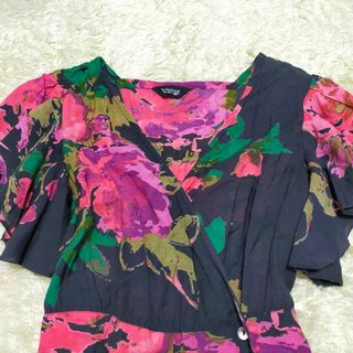 Velnica - 完売品✨ヴェルニカ 袖フレアロングフラワーワンピース