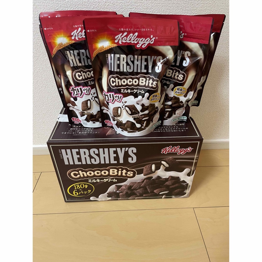 コストコ(コストコ)のケロッグ×ハーシーズ　チョコビッツ　ミルククリーム　180g×5袋 食品/飲料/酒の食品(菓子/デザート)の商品写真