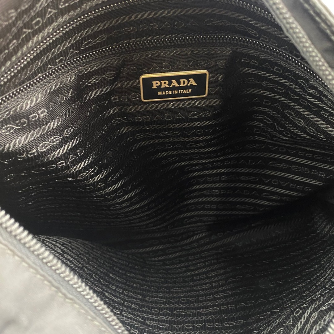 [USED/]PRADA プラダ ショルダーバッグ VA0338 PRADA プラダ ショルダーバッグ テスート ナイロン ブラック VA0338 ブラック テスート  tdc-003582-4e