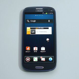 サムスン(SAMSUNG)のSamsung Galaxy SC-06D ダークブルー SIMフリー(スマートフォン本体)