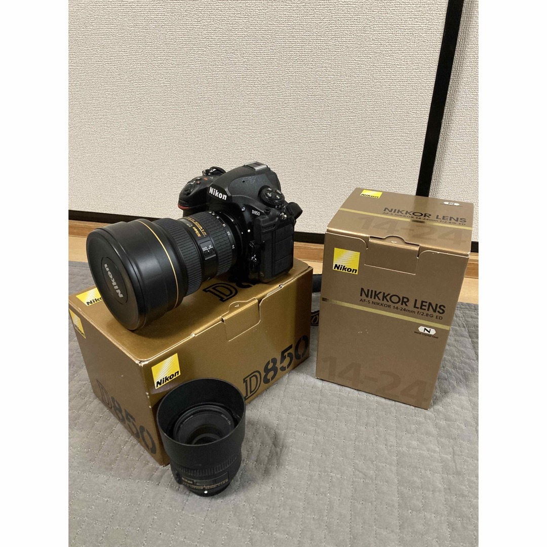 【美品】Nikon D850+NIKKOR 14-24mm F2.8G セット