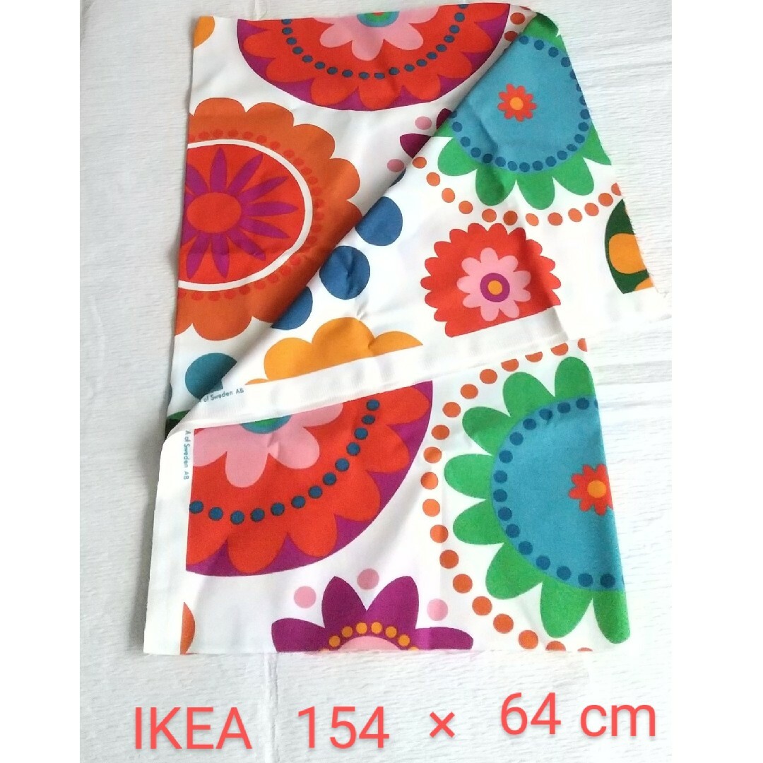 IKEA(イケア)のイケア 北欧風 生地 布地 花柄 ハンドメイドの素材/材料(生地/糸)の商品写真