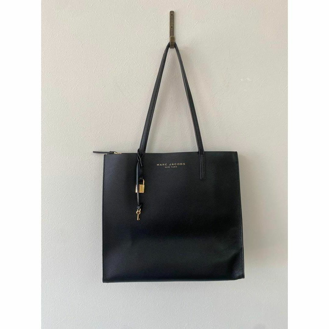 MARC JACOBS レザートートバッグ BLACK