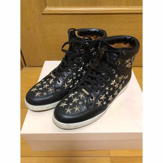 ジミーチュウ(JIMMY CHOO)の本日限定価格　　女性用　JIMMY CHOO 24.5㎝ ブラックスニーカー1点(スニーカー)