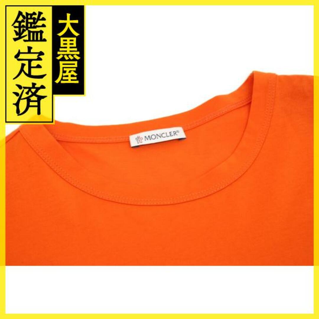 MONCLER　Tシャツ　メンズL　オレンジ　コットン　【200】約54cm袖丈