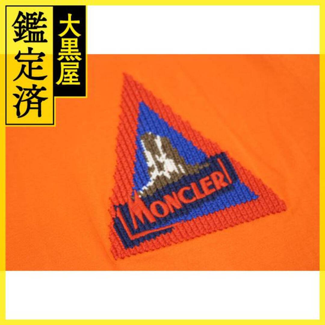 MONCLER　Tシャツ　メンズL　オレンジ　コットン　【200】約54cm袖丈