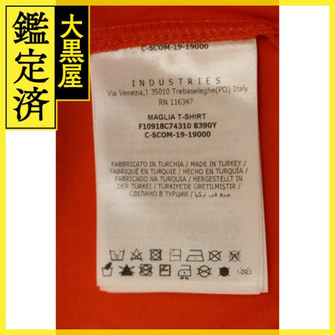 MONCLER　Tシャツ　メンズL　オレンジ　コットン　【200】約54cm袖丈