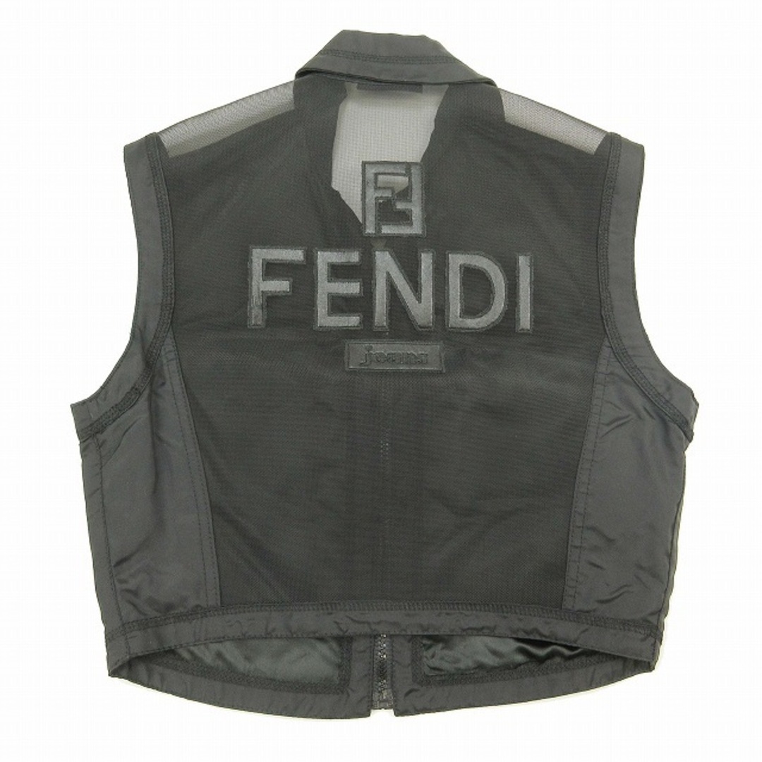 FENDI FFロゴ メッシュ 紐 編み込み ヴィンテージ トートバッグ