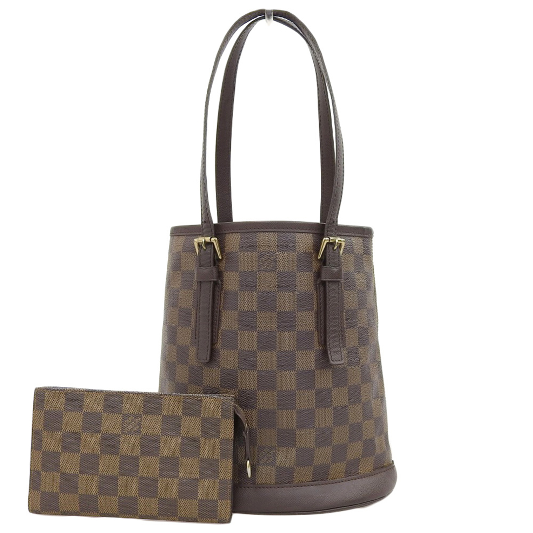 【本物保証】 ルイヴィトン LOUIS VUITTON ダミエ マレ バケツ型バッグ ハンドバッグ N42240