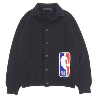 ルイヴィトン(LOUIS VUITTON)の【本物保証】 超美品 ルイヴィトン LOUIS VUITTON×NBA ジャイアント モノグラム ニット カーディガン RM211M ZNO HKN02W 1A8H6I メンズ 黒(カーディガン)