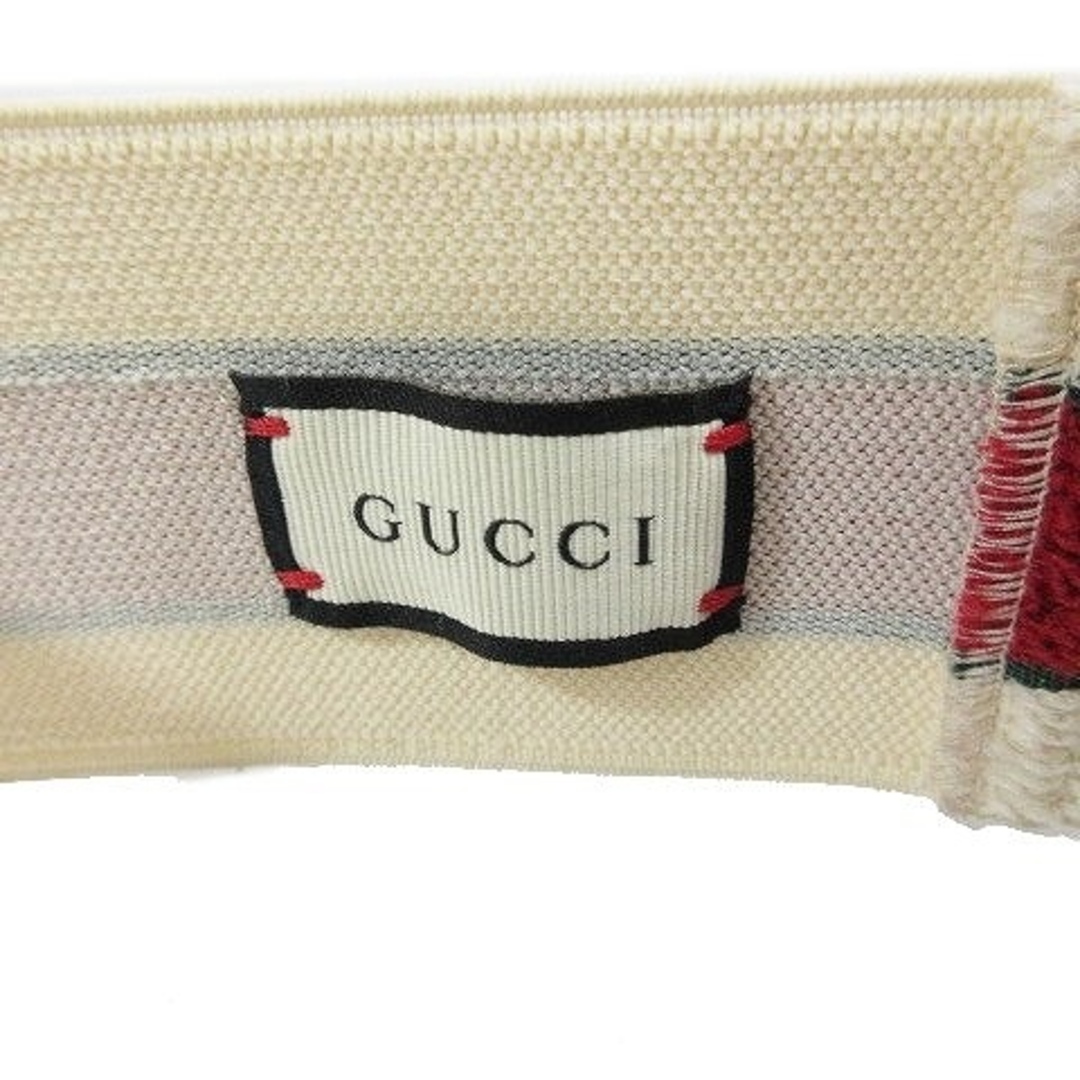 Gucci(グッチ)のグッチ GUCCI エラスティック ヘアバンド ライン ロゴ アクセサリー メンズのアクセサリー(その他)の商品写真