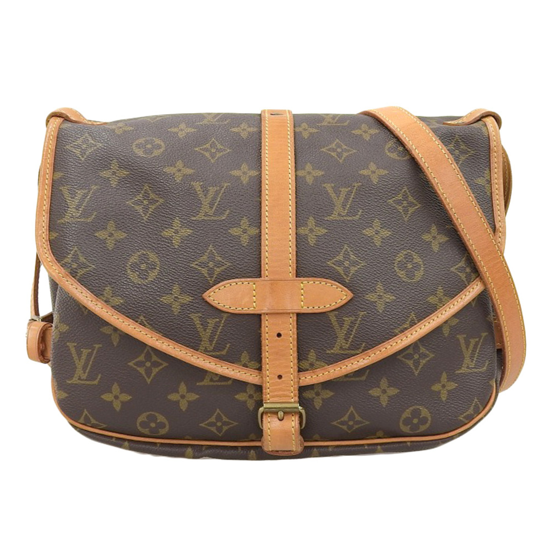 【本物保証】 ルイヴィトン LOUIS VUITTON モノグラム ソミュール30 ショルダーバッグ ソーミュール30 M42256