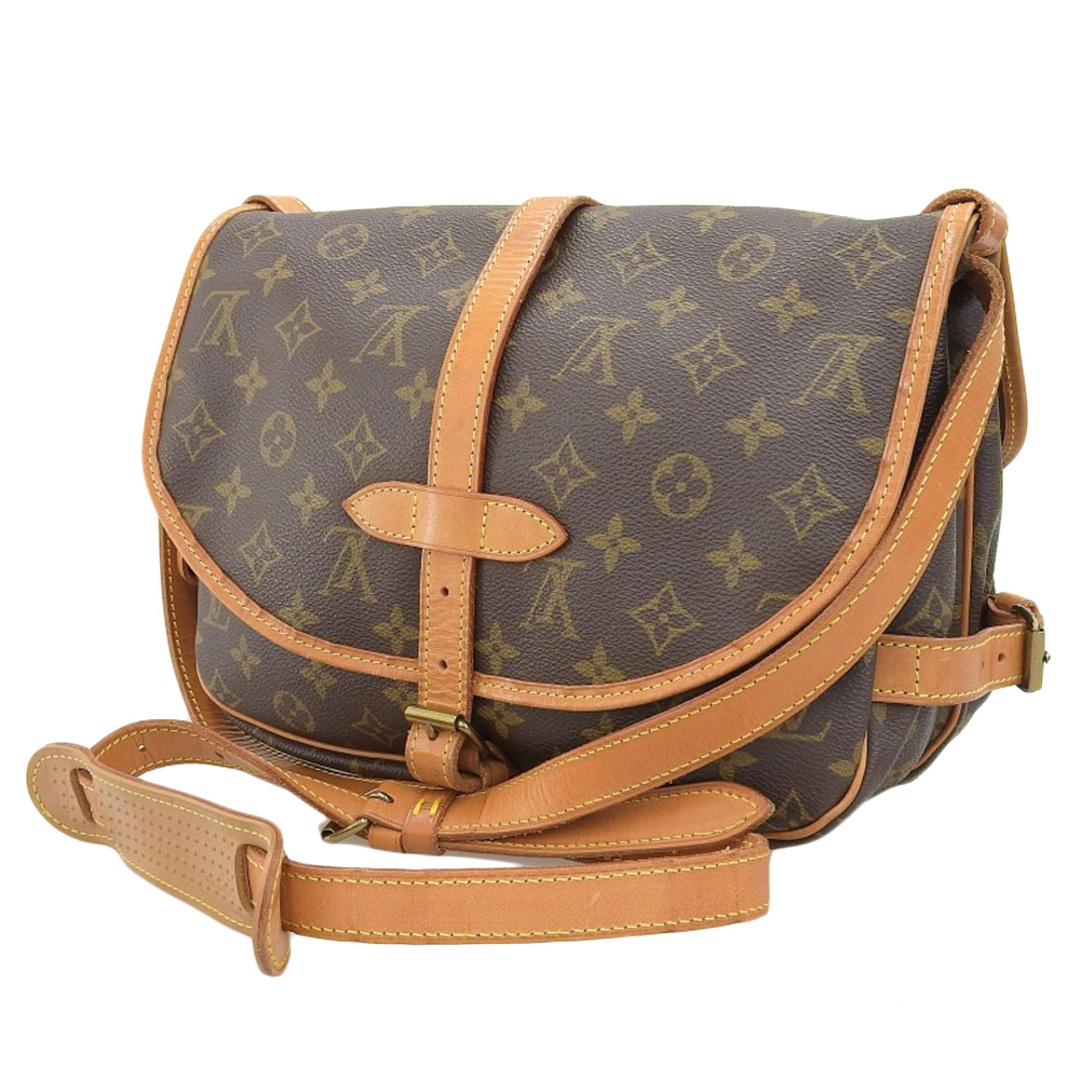 【本物保証】 ルイヴィトン LOUIS VUITTON モノグラム ソミュール30 ショルダーバッグ ソーミュール30 M42256