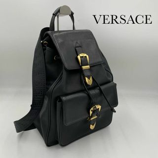 極美品✨ジャンニヴェルサーチ リュック サンバースト 巾着 レザー