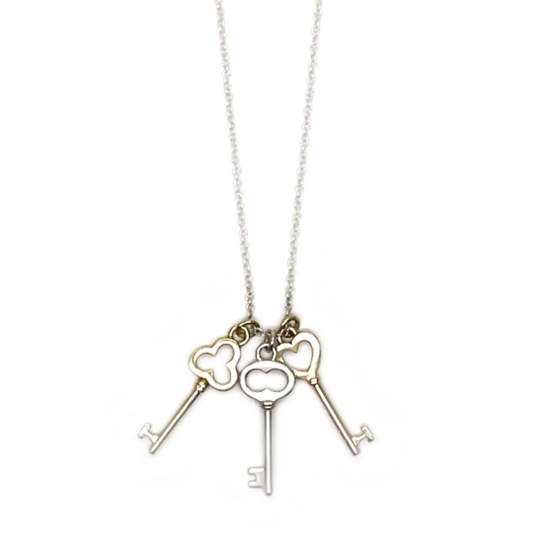 Tiffany & Co. - TIFFANY&Co. トリプルキー ネックレス SV925×K18YG