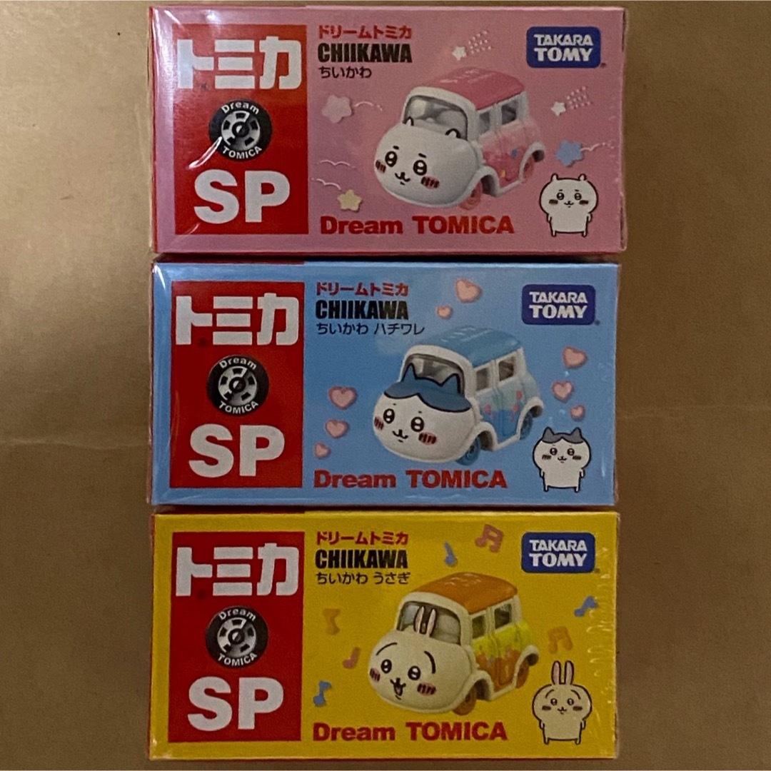 Takara Tomy - ドリームトミカ ちいかわ ハチワレ うさぎ ３種セットの ...