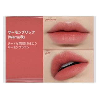 エチュード(ETUDES)の【新品】エチュード ETUDE フィクシングティント サーモンブリック(リップグロス)