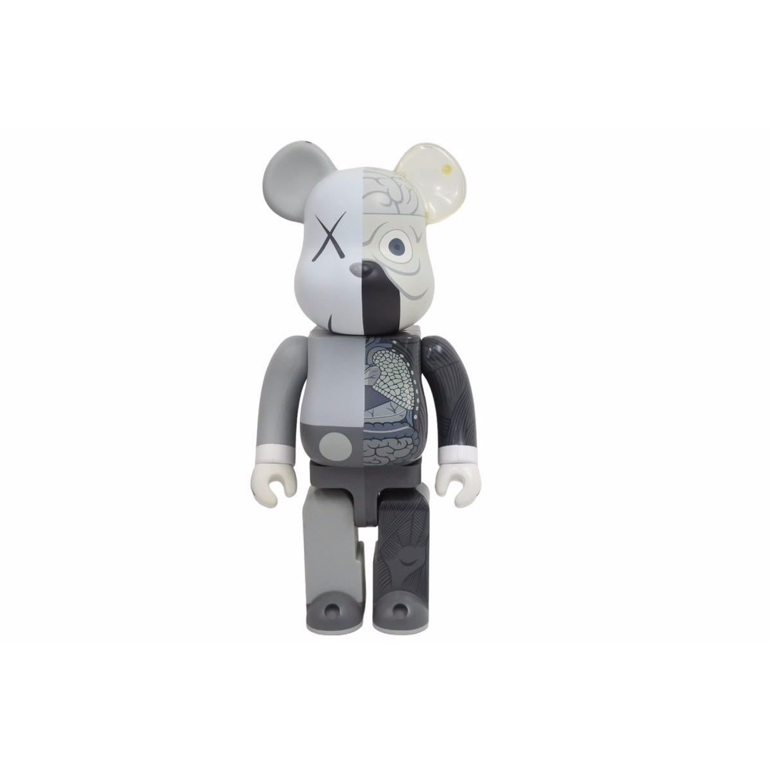 KAWS カウズ BE@RBRIK グレー COMPANION 人体模型 400 KAWS カウズ BE@RBRIK グレー COMPANION 人体模型 400