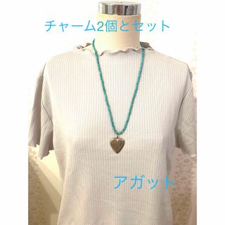 アガット(agete)のアガット　ネックレス　ターコイズ　クオーツ　シルバー　(ネックレス)