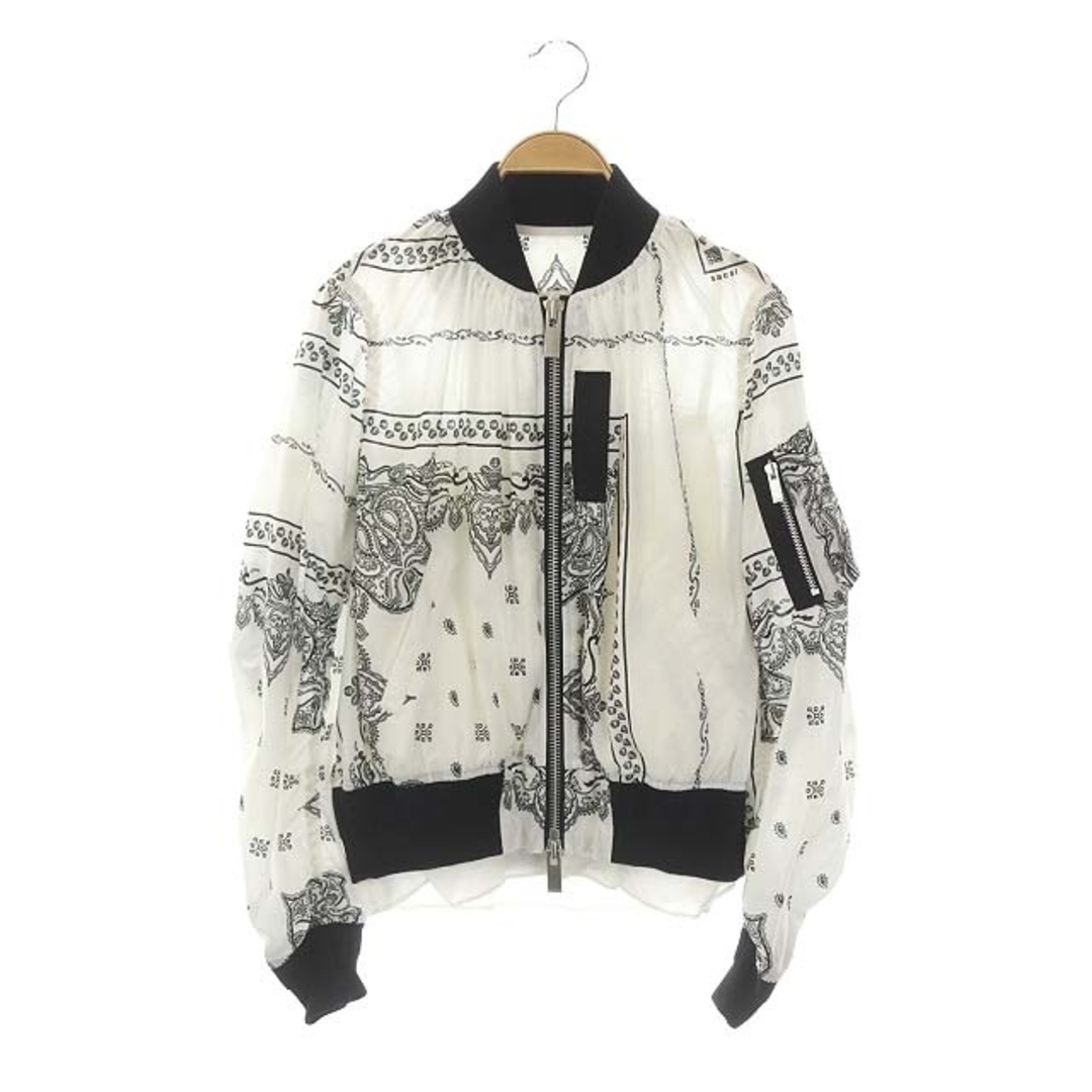 sacai(サカイ)のサカイ Bandana Print Bomber Jacket 19-04267 レディースのジャケット/アウター(ブルゾン)の商品写真