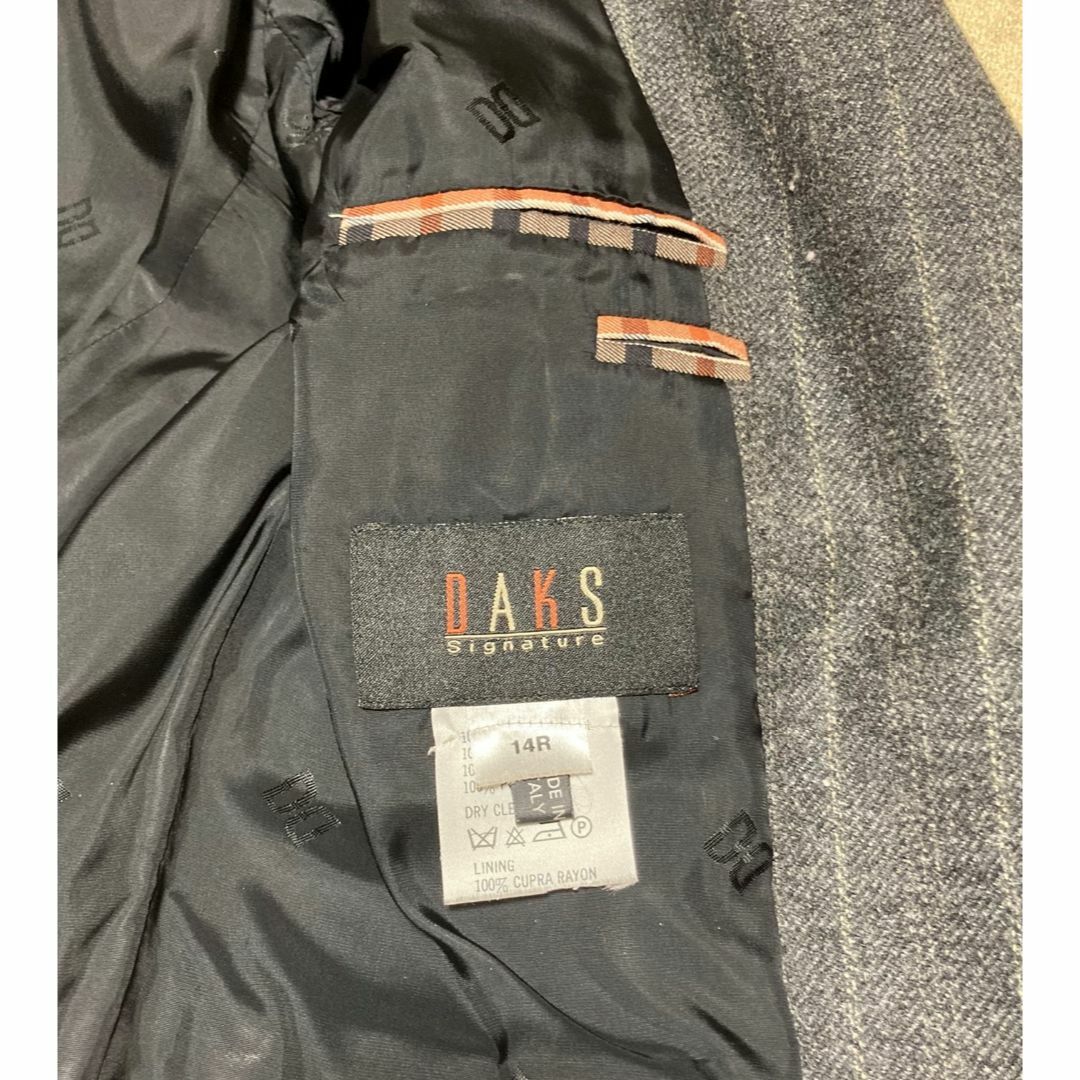 DAKS(ダックス)のDAKS ダックス ジャケット 14号 グレー レディースのジャケット/アウター(テーラードジャケット)の商品写真